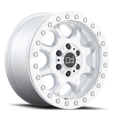 Black Rhino Venture SL 17x8 +38 6x130mm 84.1mm Gloss Silver Machined Face