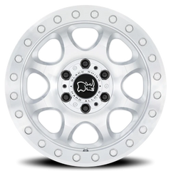 Black Rhino Venture SL 17x8 +38 6x130mm 84.1mm Gloss Silver Machined Face