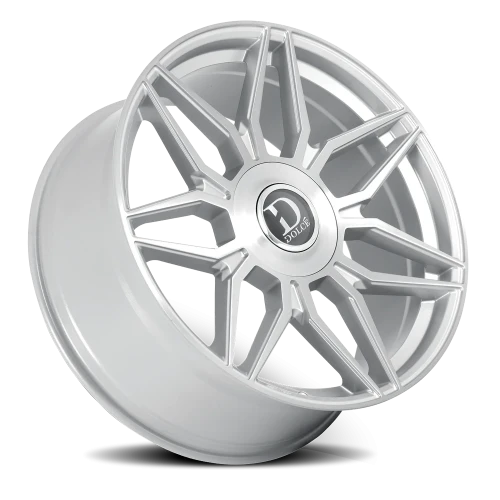 Dolce Luxury Verona GSBF 22x9.5 +35 6x135mm 106.2mm Gloss Silver Brushed Face