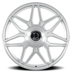 Dolce Luxury Verona GSBF 22x9.5 +35 6x139.7mm 66.6mm Gloss Silver Brushed Face