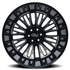 Cali Offroad Vertex 9116 BM 20x10 -25 6x139.7mm 106mm Gloss Black Milled