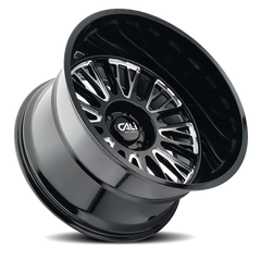 Cali Offroad Vertex 9116 BM 24x14 -76 8x165.1mm 125.2mm Gloss Black Milled