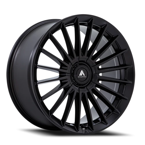 Asanti Black Label Viceroy AB048 20x9 +15 5x115mm 74.1mm Matte Black