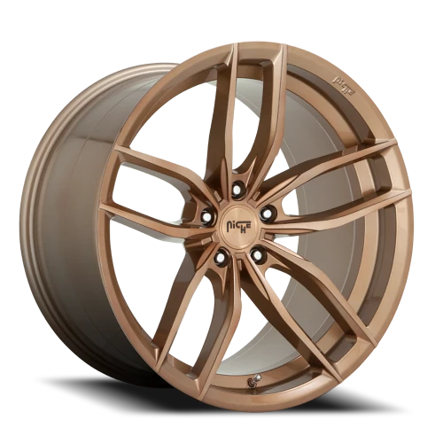 Niche Vosso M202 18x8 +42 5x112mm 66.5mm Gloss Bronze Brushed