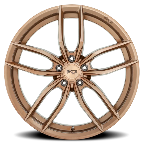 Niche Vosso M202 19x8.5 +35 5x114.3mm 72.56mm Gloss Bronze Brushed