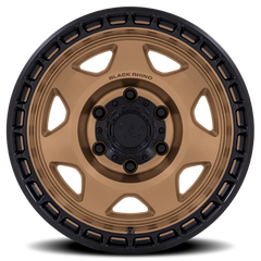 Black Rhino Voyager BZ 17x8.5 +0 6x120mm 66.9mm Matte Bronze Matte Black Lip
