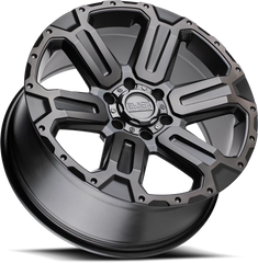 Black Rhino Wanaka GY 20x9 +35 6x114.3mm 76.1mm Matte Gunmetal Brushed Face-Gunmetal Tint