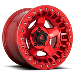 Fuel Warp D117 17x9 -15 6x139.7mm 106.1mm Candy Red