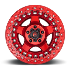 Fuel Warp D117 17x9 -15 6x139.7mm 106.1mm Candy Red