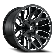 Fuel Warrior D623 20x10 -18 5x114.3mm 78.1mm Gloss Black Milled