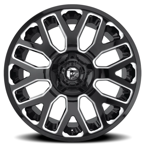 Fuel Warrior D623 20x10 -18 5x114.3mm 78.1mm Gloss Black Milled