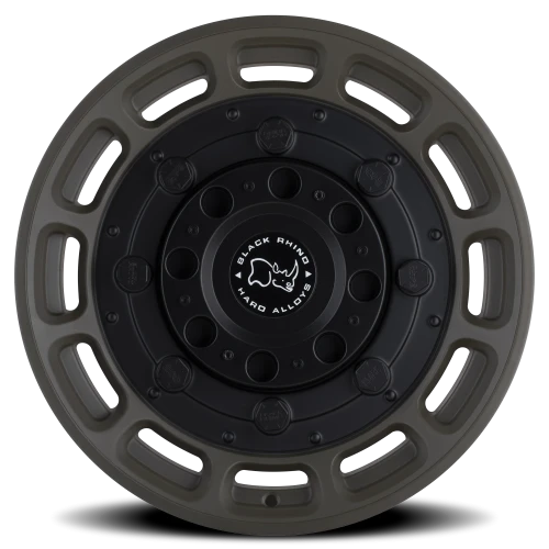 Black Rhino Warthog ODG 17x8.5 +0 5x127mm 71.6mm Matte Olive Drab Green Black Center