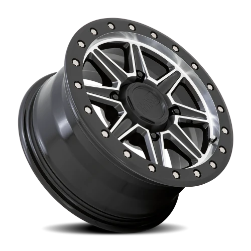 Black Rhino Webb UTV GBM 14x7 +36 4x137mm 106.1mm Gloss Black Machined Face
