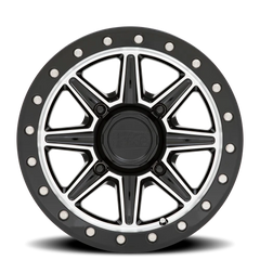 Black Rhino Webb UTV GBM 14x7 +36 4x110mm 80.2mm Gloss Black Machined Face