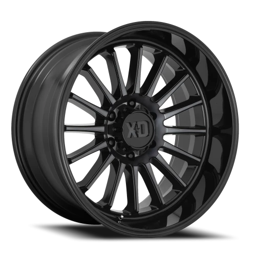XD Series Whiplash XD857 GB-GT 20x9 +0 6x135mm 87.1mm Gloss Black Gray Tint