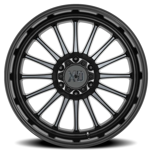 XD Series Whiplash XD857 GB-GT 20x9 +0 6x135mm 87.1mm Gloss Black Gray Tint