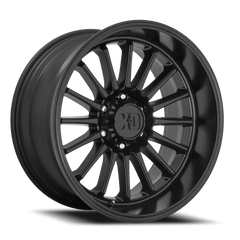 XD Series Whiplash XD857 SB 22x10 -18 6x139.7mm 106.1mm Satin Black