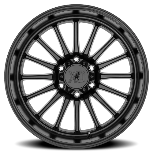XD Series Whiplash XD857 SB 22x10 -18 6x139.7mm 106.1mm Satin Black
