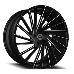Lexani Wheels Wraith 663 BG 20x8.5 +42 5x112mm 74.1mm Black Milled