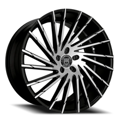 Lexani Wheels Wraith 663 MB 20x8.5 +42 5x112mm 74.1mm Black Machined