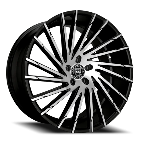 Lexani Wheels Wraith 663 MB 20x8.5 +35 5x114.3mm 74.1mm Black Machined