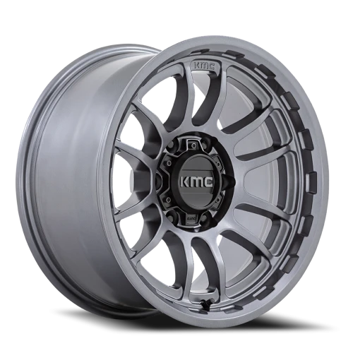 KMC Wrath KM727 GY 17x8.5 +0 5x127mm 71.5mm Matte Anthracite