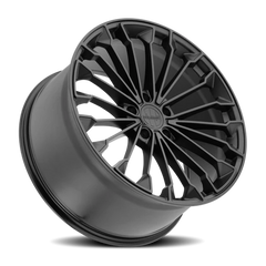Victor Equipment Wurttemburg MB 22x9.5 +50 5x130mm 71.6mm Matte Black Gloss Black Face