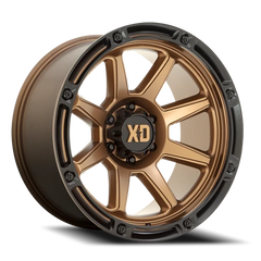 XD Series XD863 BRZ 20x10 -18 8x170mm 125.1mm Matte Bronze Black Lip
