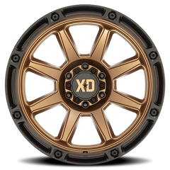 XD Series XD863 BRZ 20x9 +18 8x170mm 125.1mm Matte Bronze Black Lip