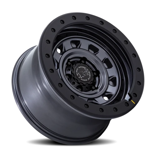 Black Rhino Xplorer AB 17x9 +12 6x114.3mm 66.06mm Matte Gunmetal Matte Black Lip