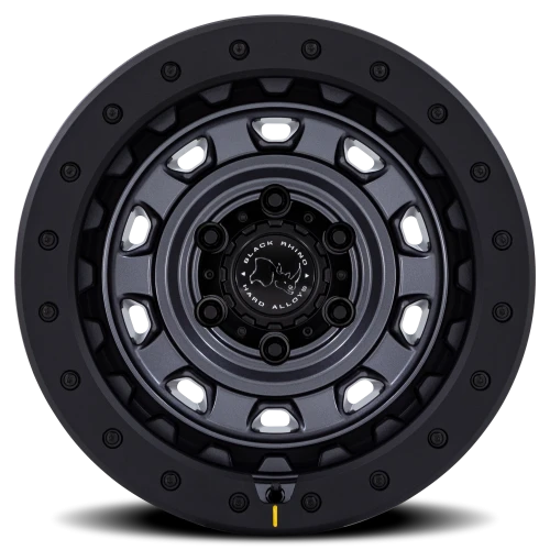Black Rhino Xplorer AB 17x9 -12 6x139.7mm 106.1mm Matte Gunmetal Matte Black Lip