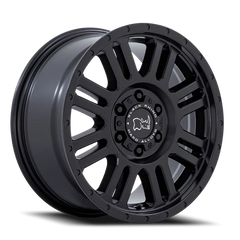 Black Rhino Yellowstone MB 17x8 +45 5x160mm 65.07mm Matte Black