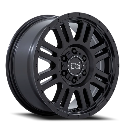 Black Rhino Yellowstone MB 17x8 +38 6x130mm 84.1mm Matte Black