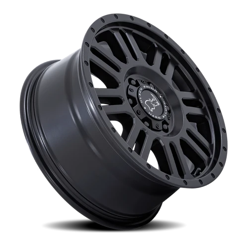 Black Rhino Yellowstone MB 16x8 +38 6x130mm 84.1mm Matte Black