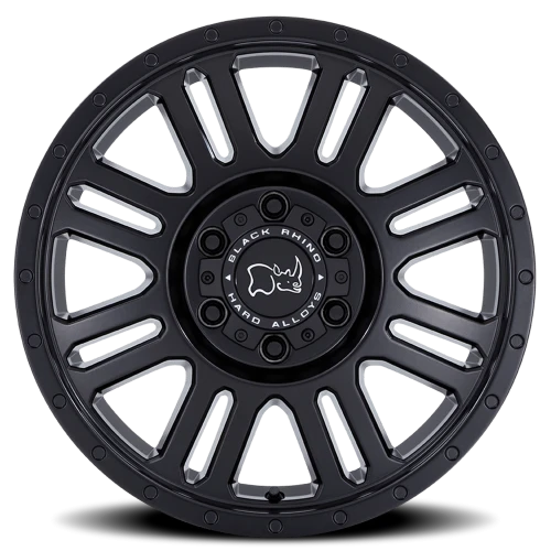 Black Rhino Yellowstone MB 17x8 +38 6x130mm 84.1mm Matte Black