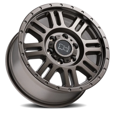 Black Rhino Yellowstone BRZ 17x8 +45 6x130mm 84.1mm Matte Bronze