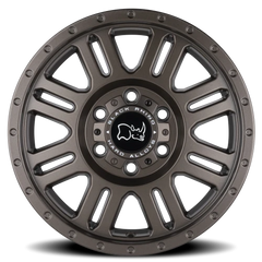 Black Rhino Yellowstone BRZ 17x8 +38 6x130mm 84.1mm Matte Bronze