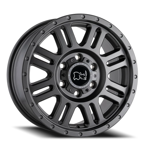 Black Rhino Yellowstone GY 18x8 +48 5x130mm 78.1mm Matte Gunmetal