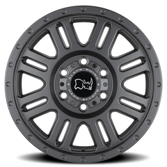 Black Rhino Yellowstone GY 16x8 +45 5x160mm 65.1mm Matte Gunmetal