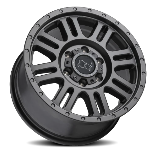 Black Rhino Yellowstone GY 16x8 +38 6x130mm 84.1mm Matte Gunmetal