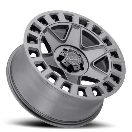 Black Rhino York GY 17x8 +35 5x120mm 76mm Matte Gunmetal
