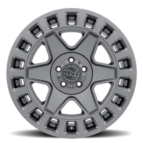 Black Rhino York GY 17x8 +30 5x127mm 71.6mm Matte Gunmetal