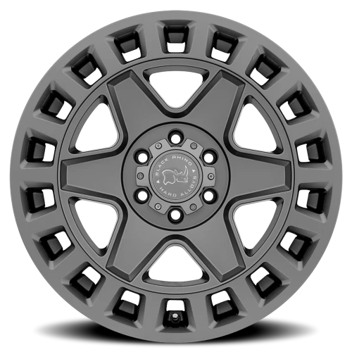 Black Rhino York GY 17x8 +52 6x130mm 84mm Matte Gunmetal