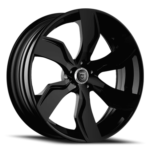 Lexani Wheels Zagato 675 FB 22x9 +30 5x120mm 74.1mm Gloss Black