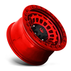Fuel Zephyr Beadlock D100 17x9 -15 5x127mm 71.5mm Candy Red