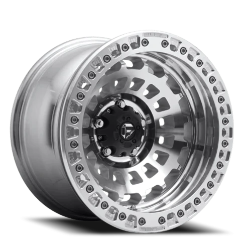 Fuel Zephyr Beadlock D102 17x9 -15 6x139.7mm 106.1mm Gloss Machined