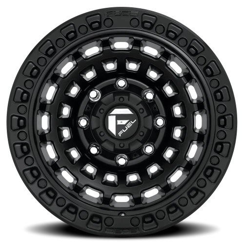 Fuel Zephyr D633 17x9 -12 8x165.1mm 125.1mm Matte Black