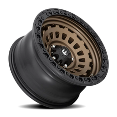 Fuel Zephyr D634 17x8.5 +25 5x108mm 63.5mm Matte Bronze Black Bead Ring