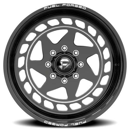 Fuel Zillion FF117 GBM 24x11 +0 6x139.7mm 93.1mm Gloss Black Milled