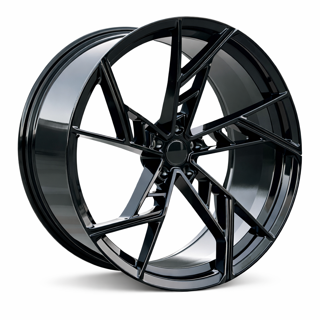 Audi AD 172 20x9 5x112 et30 66.5 GLOSS BLACK